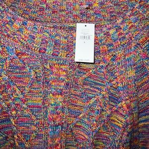 Knit multicolor sweater from GAP.